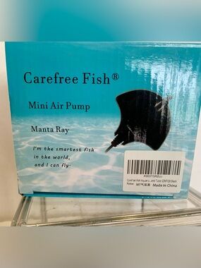 New! “Carefree”Manta Ray Mini Air Pump - Black